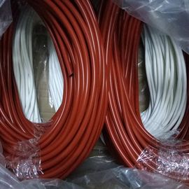 Red / Brown Flexible Silicone Tubing , Protective Silicone Sleeveslong Service Life
