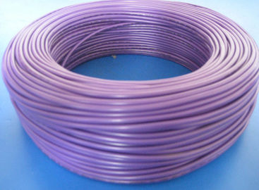 Ungu Fleksibel PVC Tubing Flame Resistance Wire Perlindungan Isolasi